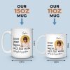 Custom Photo Find Peace In The Chaos - Friend Personalized Custom Mug - Christmas Gift For Best Friends, Sisters, Family Members, Coworkers