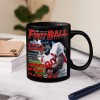 Custom Photo Football Magazine - Personalized Mug
