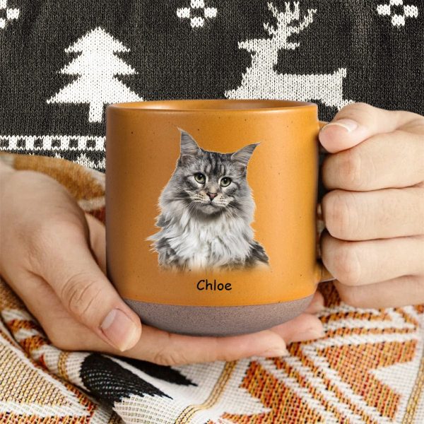 Custom Photo For Cat Lover Pottery Mug TH10 892083