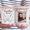Custom Photo Forever And Always - Couple Personalized Custom 3D Inflated Effect Printed Mug - Gift For Husband Wife, Anniversary