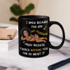 Custom Photo Fun Face I Smile Because You Are My Husband - Personalized Mug