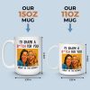 Custom Photo Funny Caricature Mug - Personalized Best Friend Birthday Gifts For Women - I'd Shank For You Right In The Kidney