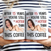 Custom Photo Funny Couple After Years Still Hotter Than This Coffee - Personalized Mug