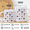 Custom Photo Funny Pet Face Pattern Dog Cat Family - Personalized White Edge-to-Edge Mug