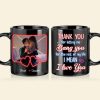 Custom Photo Gifts For Couple Coffee Mug Thank You For Letting Me Bang You