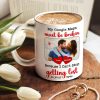 Custom Photo Gifts For Couple Personalized Coffee Mug I Can't Stop Getting Lost In Your Eyes