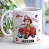 Custom Photo Gifts For Kid Firefighter Coffee Mug 05ohti061224