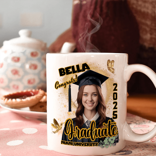 Custom Photo Graduation 2026 White Mug - Unique Keepsake Gift for Proud Grads LM32 893047