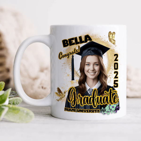Custom Photo Graduation 2026 White Mug - Unique Keepsake Gift for Proud Grads LM32 893047