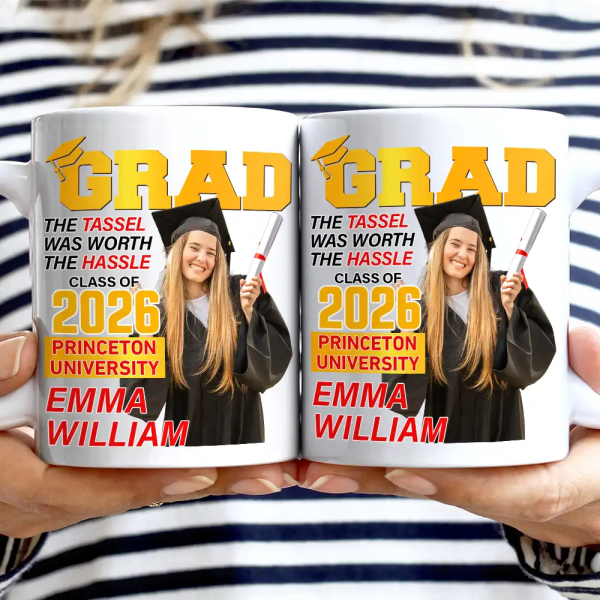 Custom Photo Graduation Magazine - Personalized Mug