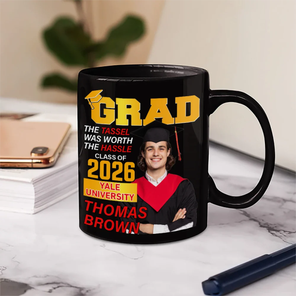 Custom Photo Graduation Magazine - Personalized Mug