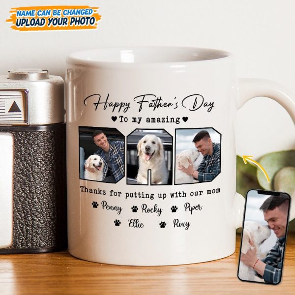 Custom Photo Happy Father's Day To My Amazing Dad Mug TA29 889256