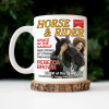Custom Photo Horse And Rider Magazine - Personalized Mug
