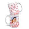 Custom Photo I Can't Help Falling In Love With You - Couple Personalized Custom 3D Inflated Effect Printed Mug - Gift For Husband Wife, Anniversary