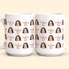 Custom Photo I Freaking Love You - Personalized Ceramic Mug - Gift For Couple, Husband Wife NH96