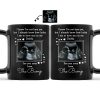 Custom Photo I Know I'm Not Here Yet - Gift For Dad, Father, New Parents - Personalized Black Mug