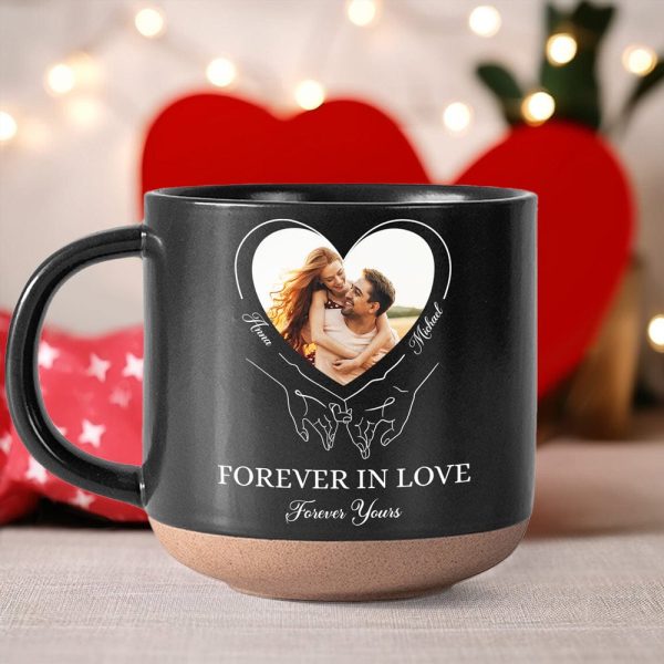 Custom Photo I Love You Always And Forever Valentine's Day Pottery Mug TH10 892273