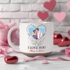 Custom Photo I Love You Always And Forever Valentine's Day Pottery Mug TH10 892273