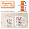Custom Photo I Love You With All My Butt - Personalized Ceramic Mug - Gift For Couple, Husband Wife NH96