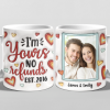Custom Photo I'm Yours No Refunds - Couple Personalized Custom 3D Inflated Effect Printed Mug - Gift For Husband Wife, Anniversary