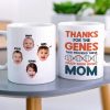 Custom Photo Kid, Good Looks, Mom, Personalized Mug, Gift For Mother
