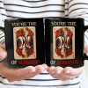 Custom Photo King Of Dads - Personalized Black Mug