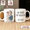 Custom Photo Like Father Like Child Family Mug N369 HN590