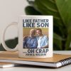 Custom Photo Like Father Like Son Family Mug N304 890313