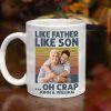 Custom Photo Like Father Like Son Family Mug N304 890313