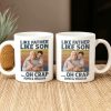 Custom Photo Like Father Like Son Family Mug N304 890313