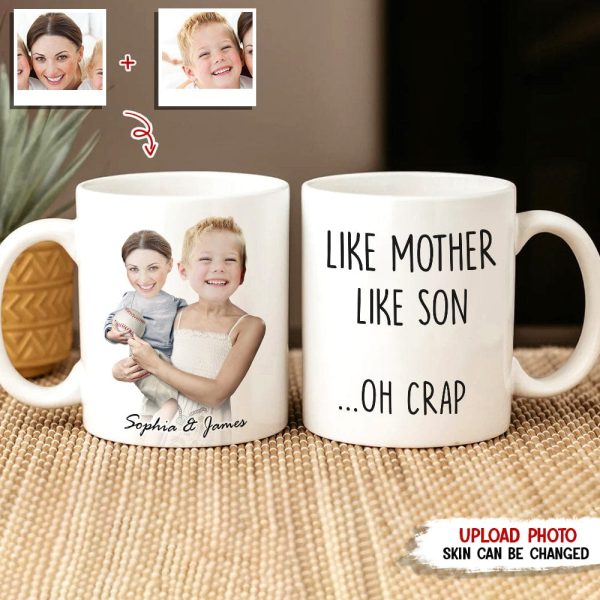 Custom Photo Like Mother Like Child Family Mug N369 HN590