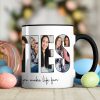Custom Photo Love You Bestie Accent Mug TH10 892231