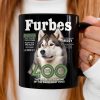 Custom Photo Magazine Black Mug - Personalized Birthday Gifts For Dog Cat Lovers, Dog Dad And Mom, Cat Owners - Sipping With My Fur Baby
