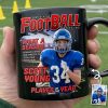Custom Photo Magazine Black Mug - Personalized Christmas Birthday American Football Gifts For Football Lovers, Sports Fans, Sports Lovers - Game On, Greatness In Motion