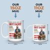 Custom Photo Magazine Mug - Personalized Birthday Gifts For Dad - Dad Love Leads Us Home