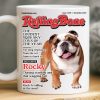 Custom Photo Magazine Mug - Personalized Birthday Gifts For Dog Lovers, Dog Dad And Mom - Smiling Because Of You