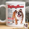 Custom Photo Magazine Mug - Personalized Birthday Gifts For Dog Lovers, Dog Dad And Mom - Smiling Because Of You