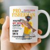 Custom Photo Magazine Mug - Personalized Birthday Gifts For Fisherman - Hooked On A Good Day