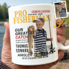 Custom Photo Magazine Mug - Personalized Birthday Gifts For Fisherman - Small Kid Big Happy