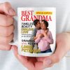 Custom Photo Magazine Mug - Personalized Birthday Gifts For Grandma - Her Love Makes Little Hearts Brighter