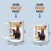 Custom Photo Magazine Mug - Personalized Christmas Birthday Gifts For Men and Women, Horse Lovers - Grace In The Saddle
