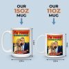 Custom Photo Mug - Personalized Anniversary Wedding Gifts For Husband And Wife, Him And Her - Built On Care And Trust