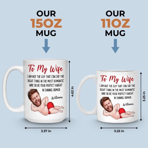 Custom Photo Mug - Personalized Anniversary Wedding Gifts For Husband And Wife, Him And Her - Every Day With You