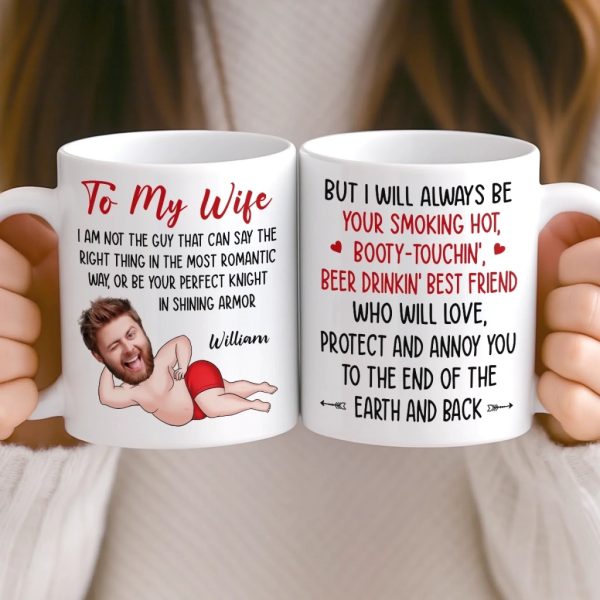 Custom Photo Mug - Personalized Anniversary Wedding Gifts For Husband And Wife, Him And Her - Every Day With You