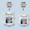 Custom Photo Mug - Personalized Anniversary Wedding Gifts For Husband And Wife, Him And Her - Together Feels Like Home