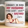 Custom Photo Mug - Personalized Anniversary Wedding Gifts For Husband And Wife, Him And Her - You Me Always Forever