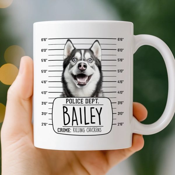 Custom Photo Mug - Personalized Birthday Gifts For Dog Cat Lovers, Dog Dad And Mom, Cat Owners - Serial Treat Killer