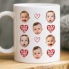 Custom Photo Mug - Personalized Birthday Gifts For Mom, Dad, Brother, Sister, Kids - My Heart Walks With You Always