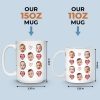 Custom Photo Mug - Personalized Birthday Gifts For Mom, Dad, Brother, Sister, Kids - My Heart Walks With You Always