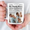 Custom Photo Mug - Personalized Birthday Gifts For Mom, Dad, Brother, Sister, Kids - You Are My Safe Home